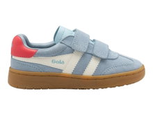 Sneaker Gola Viper 2026 (zamsz, rzep) jasnoniebieskie dziecięce