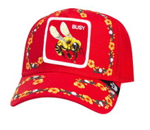 Czapka Goorin Basecap Smell The Flowers czerwona - 1 sztuka
