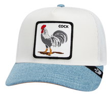 Goorin Baseball Cap Rooster Fan Institution Ball Club white - 1 piece