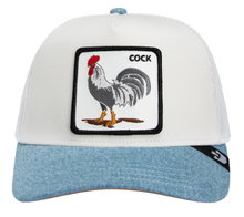 Goorin Baseball Cap Rooster Fan Institution Ball Club white - 1 piece