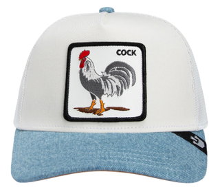 Goorin Baseball Cap Rooster Fan Institution Ball Club white - 1 piece