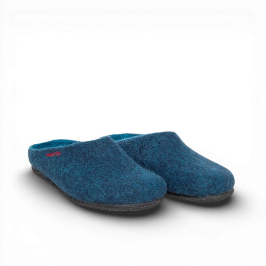 Gottstein Hausschuhe Magicfelt 709 (100% Wolle) dunkelblau (Größe 36-42)