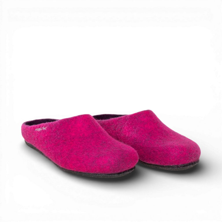 Gottstein Hausschuhe Magicfelt 709 (100% Wolle) dunkelrosa (Größe 36-42)