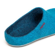 Gottstein Hausschuhe Magicfelt 701 (100% Wolle) blau (Größe 36-42)