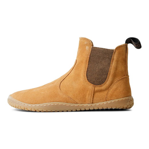 Grand Step Shoes Barfussschuhe Kim Barefoot Chelsea Leder - hellbraun