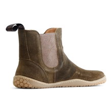 Grand Step Shoes Barfussschuhe Kim Barefoot Chelsea Leder - olivegrün