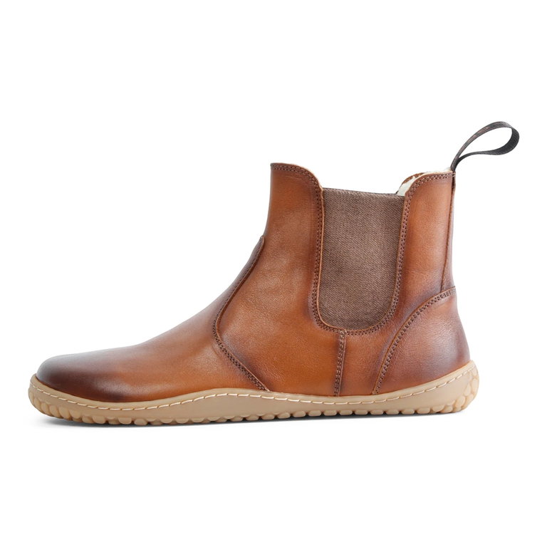 Grand Step Shoes Barefoot Shoes Kim Barefoot Chelsea - dark brown