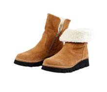 Grand Step Shoes Winterstiefel Elia Suede Bootie - braun Damen