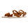 Grand Step Shoes Barfusssandale Fira Barfoot Nubuleder braun Damen