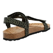 Grand Step Shoes Sandale Levi Animal olive Damen