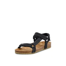 Grand Step Shoes Sandale Levi Hemp schwarz Damen