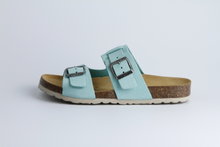 Grand Step Shoes Sandale Luca Nubuk (Leder) aquablau
