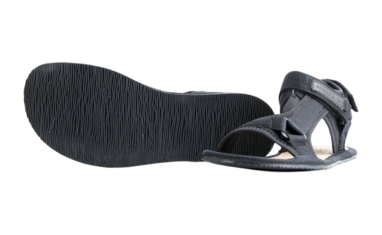 Grand Step Shoes Sandale Trekking Barefoot schwarz Damen