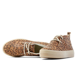 Grand Step Shoes zimowe buty Safari Winter Suede Bootie - zwierzęca brązowa damska