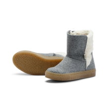 Grand Step Shoes Winterstiefel Nicki Wool Bootie (gefüttert, bequem) - hellgrau Damen
