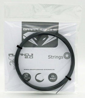 Grapplesnake Tennis String Irukandji (Durability+Spin) grey 12m Set