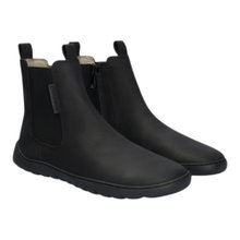 Groundies Barfussschuhe Everyday Chelsea 2.0 (Zero Drop, Nubukleder) schwarz Damen
