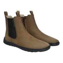Groundies Barfussschuhe Everyday Chelsea 2.0 (Zero Drop, Nubukleder) braun Damen