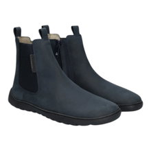 Groundies Barfussschuhe Everyday Chelsea 2.0 (Zero Drop, Nubukleder) blau Damen