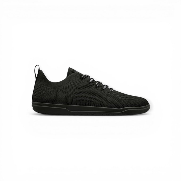 Groundies Barfussschuhe Sneaker Active Knit (Zero Drop, nahtlos) schwarz Herren