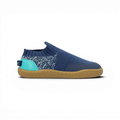 Groundies Barfussschuhe Sneaker Nara (materiał dzianinowy, Zero Drop, anatomiczna przestrzeń na palce) granatowe dziecięce