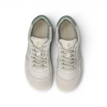 Groundies Minimal-Sneaker Nova GO1 (Zero Drop, Veloursleder) beige/pink Damen