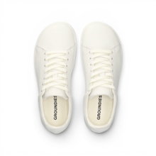 Groundies Minimal-Sneaker Zero (Nappaleder, Zero Drop) weiss Damen
