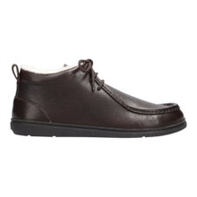 Groundies Mokassin Pebble (Zero Drop, Nappaleder, warm gefüttert) espressobraun Herren