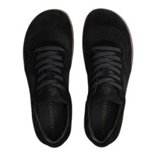 Groundies Minimal-Sneaker Nova GO1 (Nubukleder/Velourleder, Zero Drop) schwarz