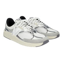 Groundies Minimal-Sneaker Starlite 2.0 (Zero Drop, Nappaleder/Velourleder) weiss/silber/schwarz