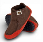Gumbies Hausschuhe Quokka Pantoffel chocolatebraun/orange - 1 Paar