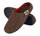 Gumbies Hausschuhe Slipper chocolatebraun/orange