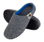 Gumbies Hausschuhe Slipper grau/blau