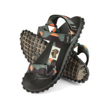 Gumbies sandały Scrambler khaki/pomarańczowy
