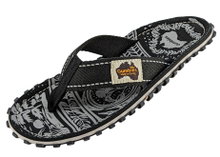 Gumbies Zehensandalen Original Flip Flops Midnight schwarz/grau Herren