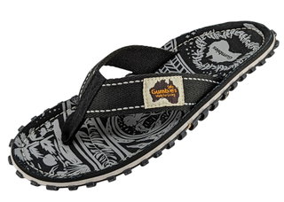 Gumbies Zehensandalen Original Flip Flops Midnight schwarz/grau Herren