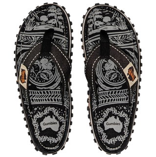 Gumbies Zehensandalen Original Flip Flops Midnight schwarz/grau Herren