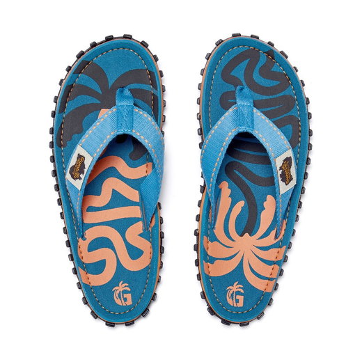 Gumbies Zehensandalen Original Flip Flops Blue Palmetto blau