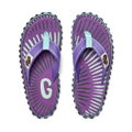 Gumbies Zehensandalen Original Flip Flops Blueberry Burst violett Damen