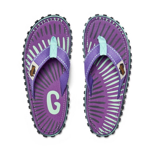 Gumbies Zehensandalen Original Flip Flops Blueberry Burst violett Damen