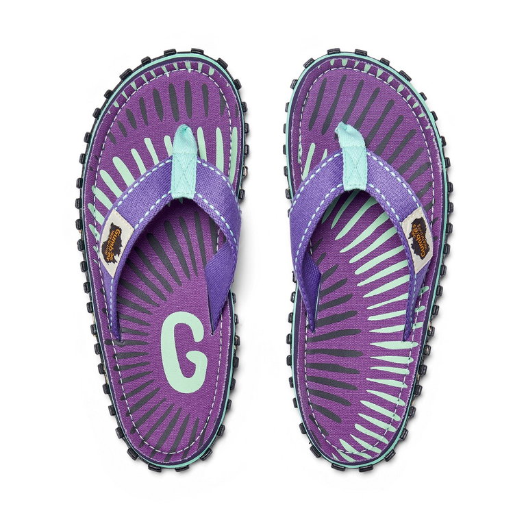 Gumbies Zehensandalen Original Flip Flops Blueberry Burst violett Damen