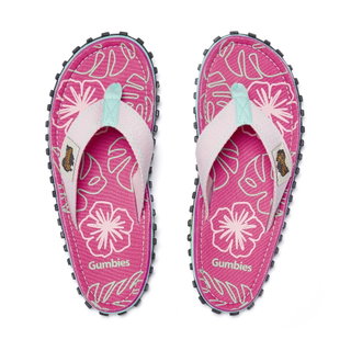 Gumbies Original Flip Flops Blush Hibiscus pink/rose Ladies