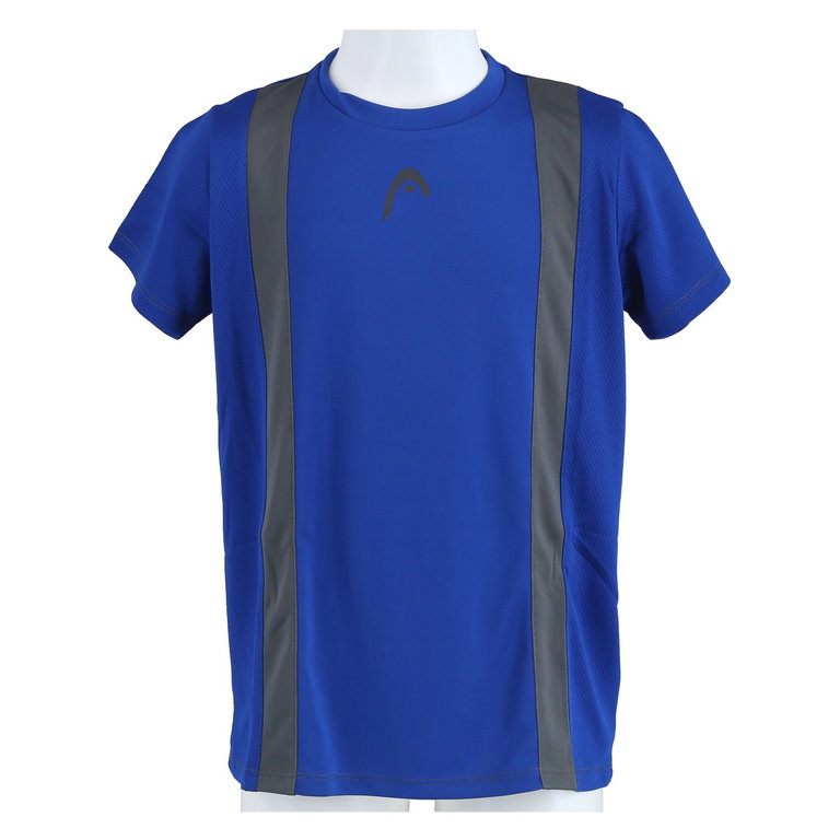 Head Tennis-Tshirt Club 25 Tech (100% Polyester, atmungsaktiv) 2026 blau Jungen