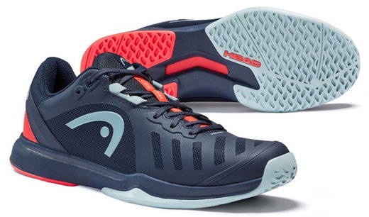 Head Buty tenisowe Sprint Team 3.0 Allcourt ciemnoniebieskie/neonowoczerwone męskie