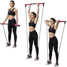 HMS Fitness Pilates Stange DC30 92cm, bis 13kg schwarz/rot