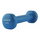 HMS Fitness Kurzhantel (Gusseisen mit Vinylbeschichtung) 0,5kg blau - 1 Stück