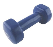HMS Fitness Kurzhantel 17023 (Gusseisen, Vinylbeschichtung) 3kg blau - 1 Stück