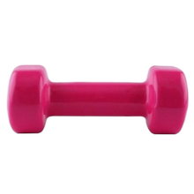 HMS Fitness 17023 Kurzhantel aus Gusseisen mit Vinylbeschichtung 1,5kg pink - 1 Stück