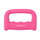 HMS Fitness Grip Dumbbell CK05 (Knuckle Duster) made of cast iron with neoprene coating - 0.5kg pink - 1 piece