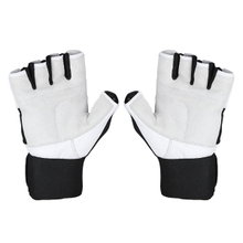 HMS Fitness Handschuhe RST04 weiss/schwarz